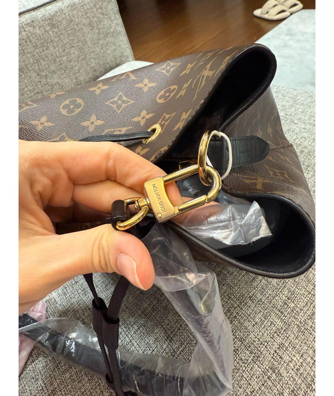 LOUIS VUITTON Коричневая сумка через плечо, фото 7