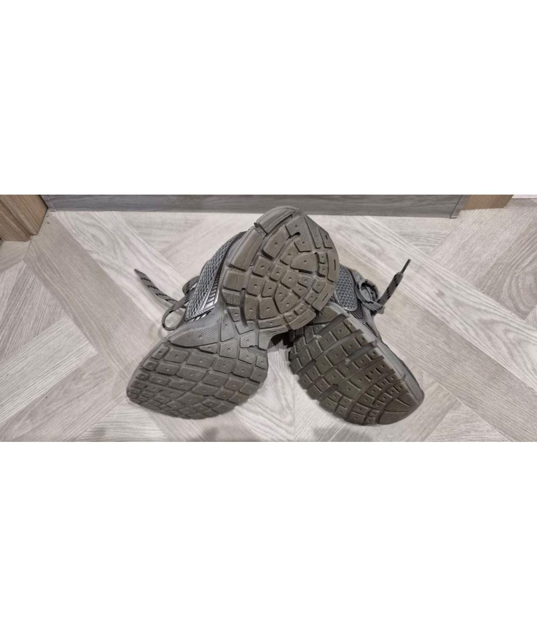 BALENCIAGA Антрацитовые текстильные кроссовки, фото 3