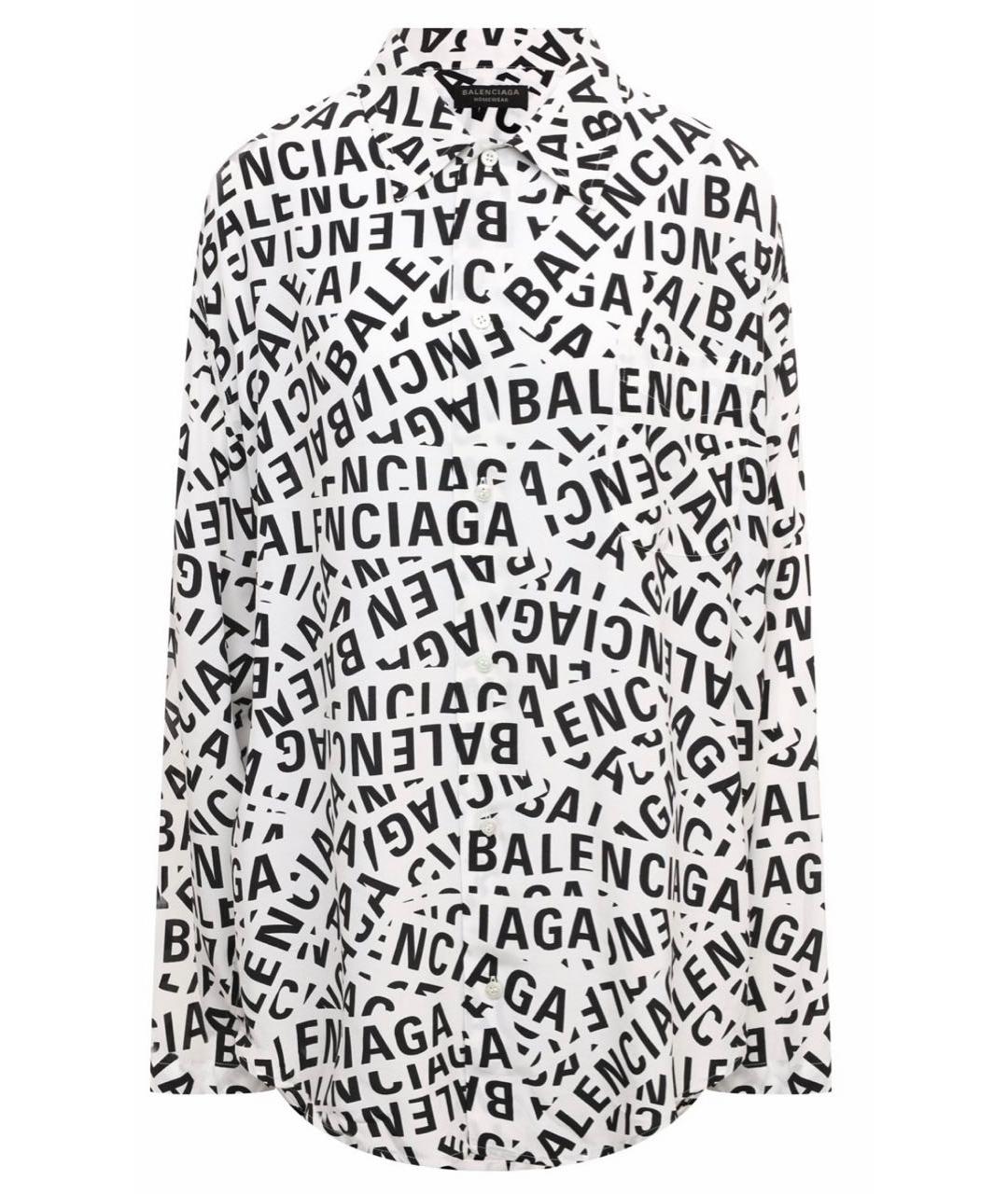 BALENCIAGA Белая рубашка, фото 5