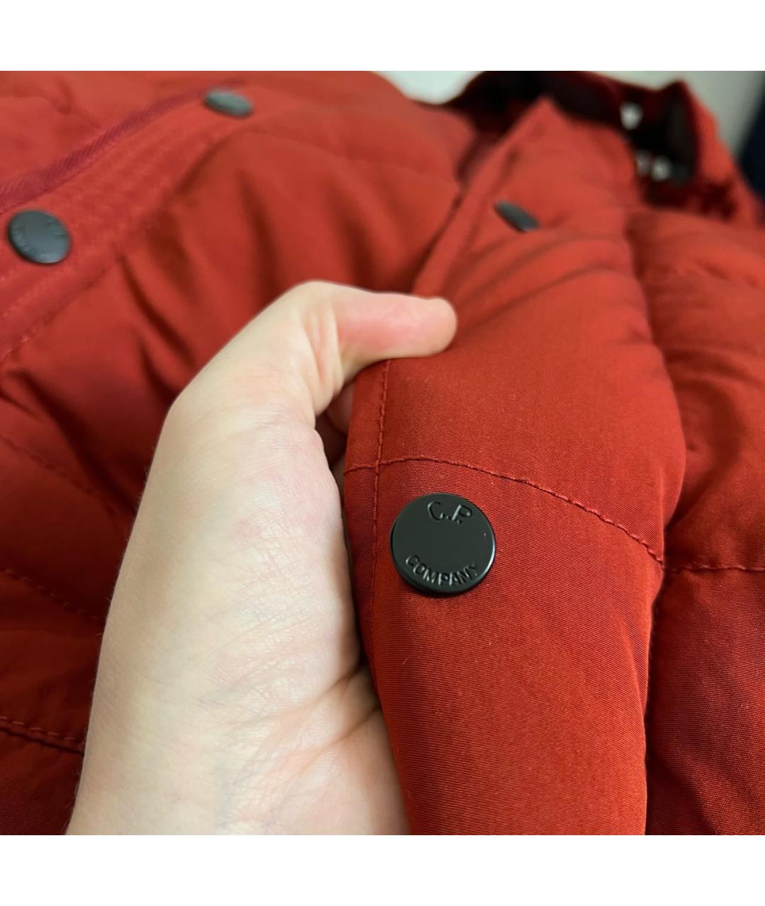 CP COMPANY Бордовый пуховик, фото 4