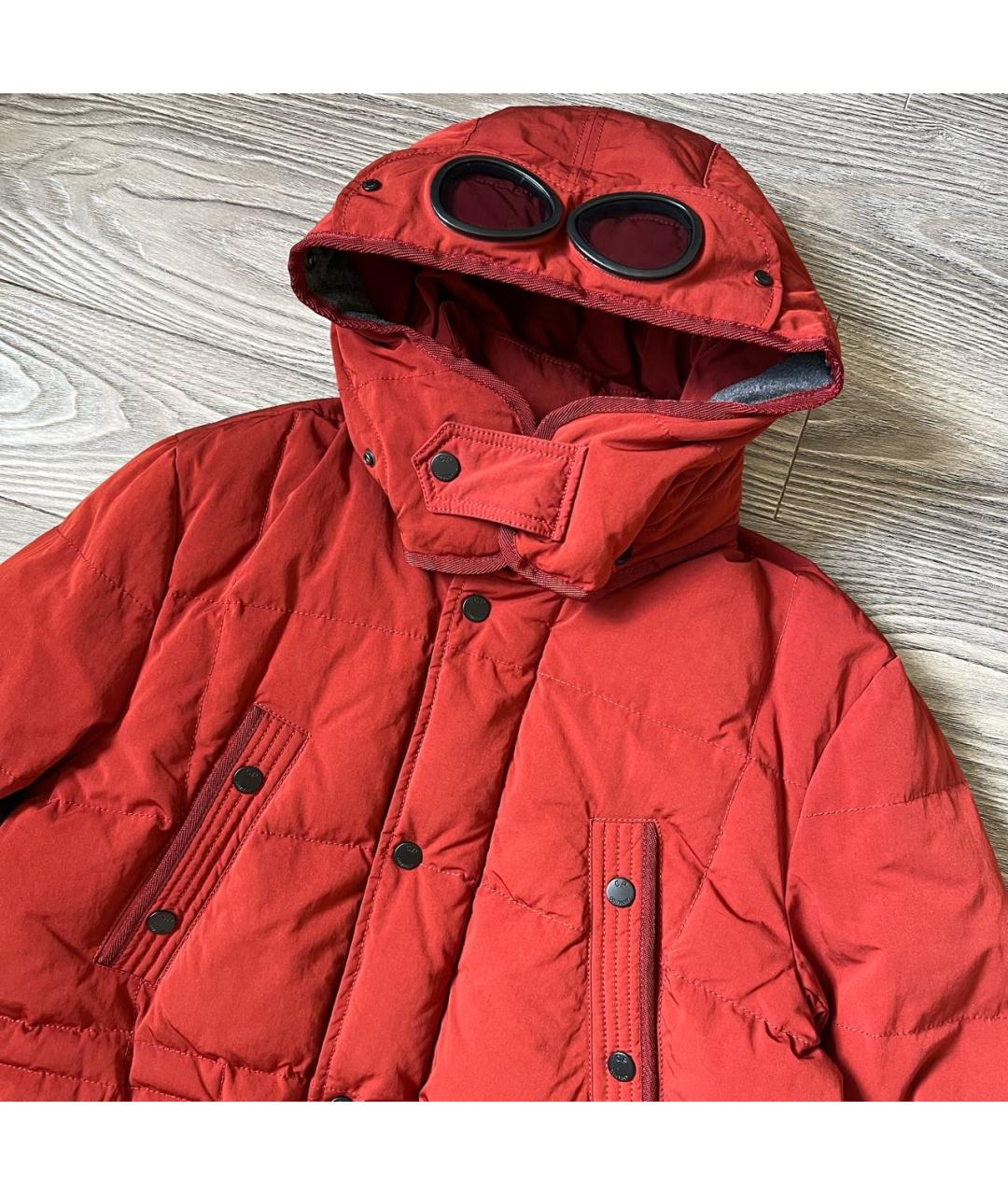 CP COMPANY Бордовый пуховик, фото 5