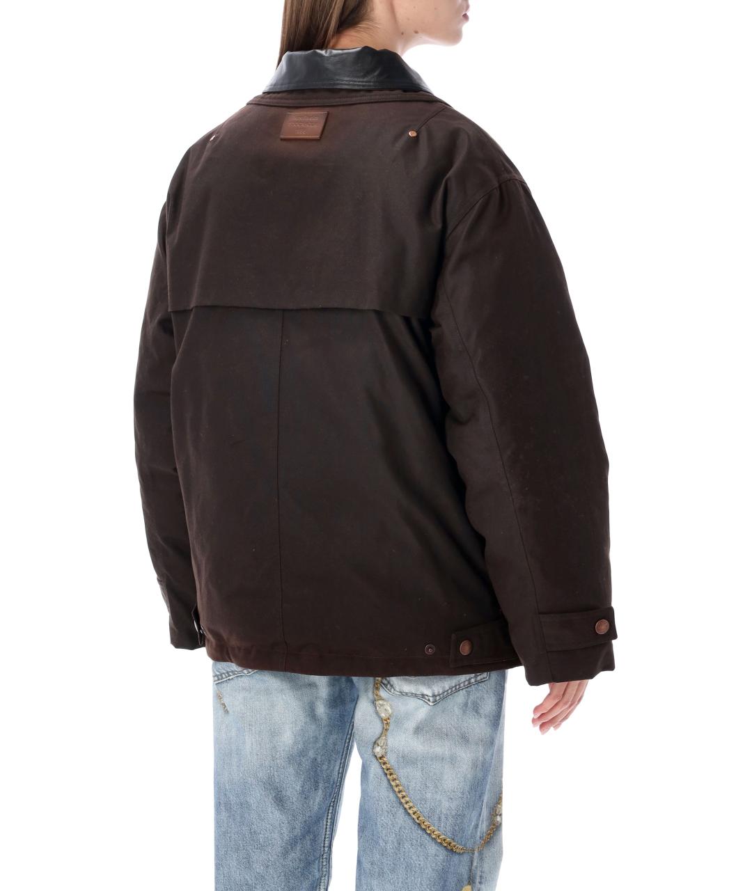 ACNE STUDIOS Коричневая хлопковая куртка, фото 3