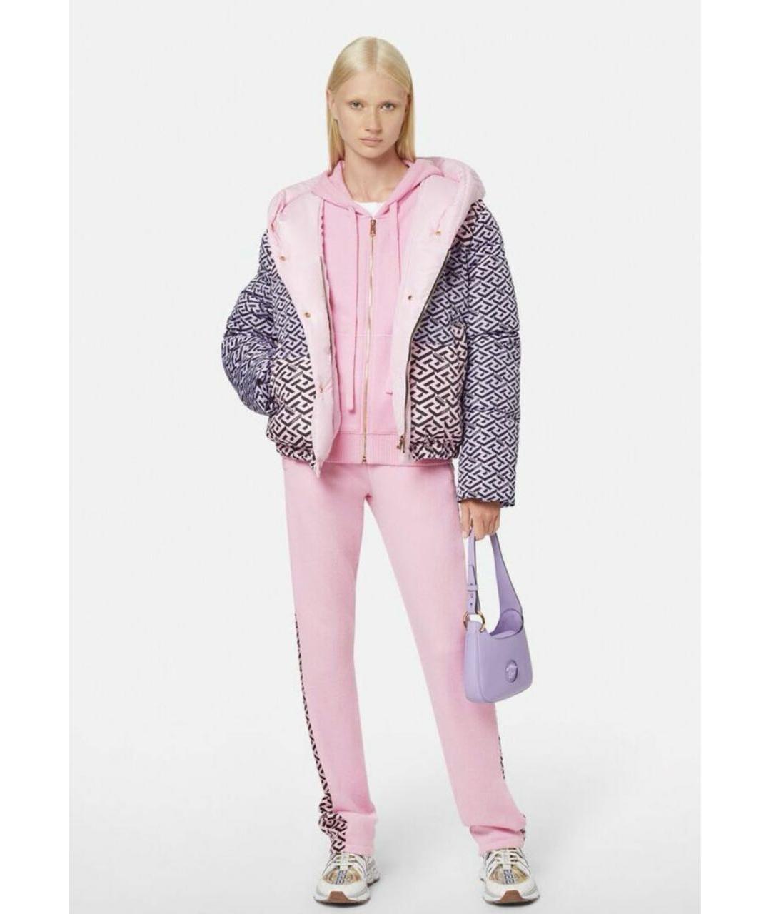 VERSACE Розовая кашемировая спортивная куртка, фото 4