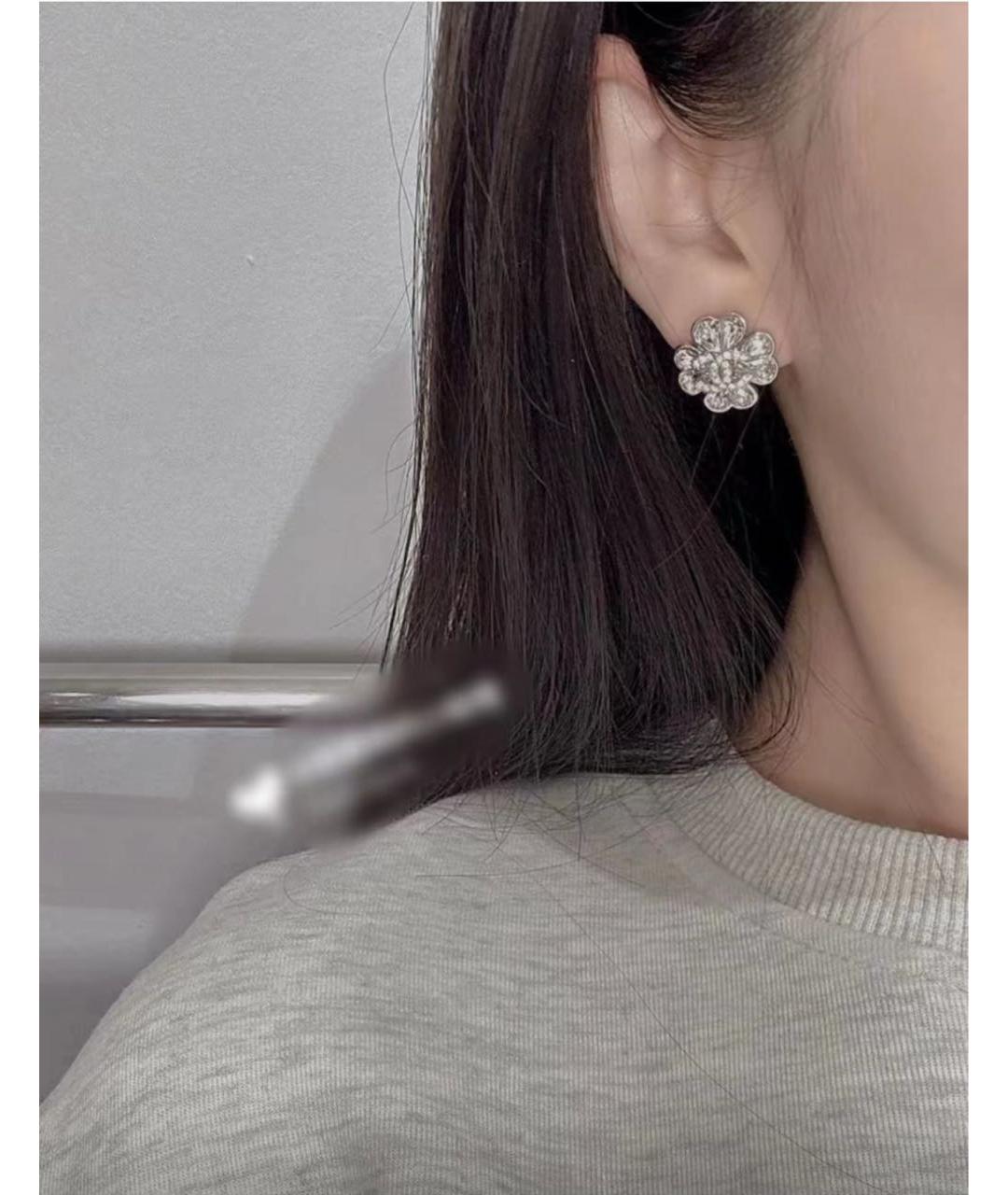 CHANEL Серебряные серьги, фото 4