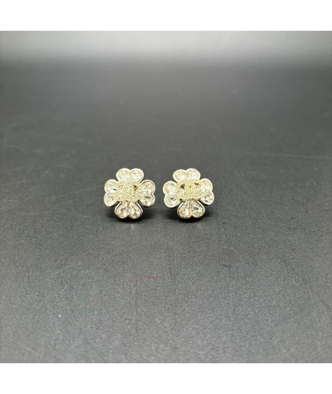 CHANEL Серебряные серьги, фото 2