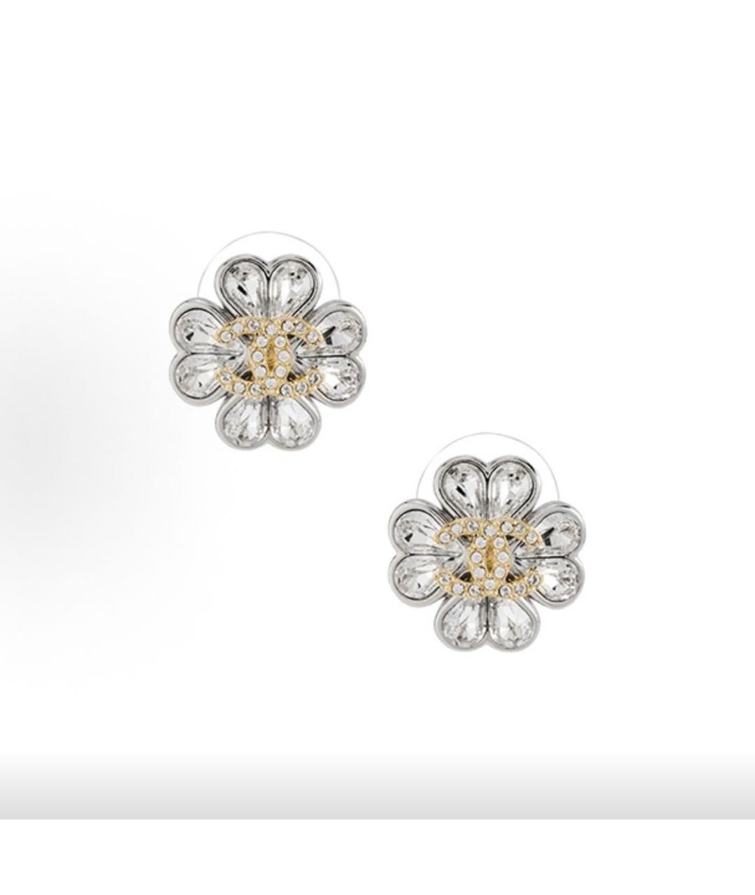CHANEL Серебряные серьги, фото 5