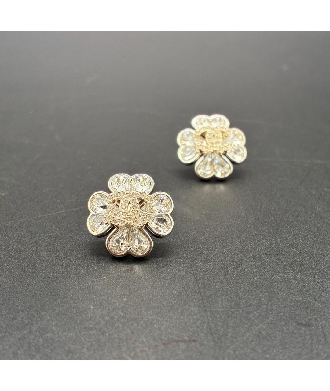 CHANEL Серебряные серьги, фото 3