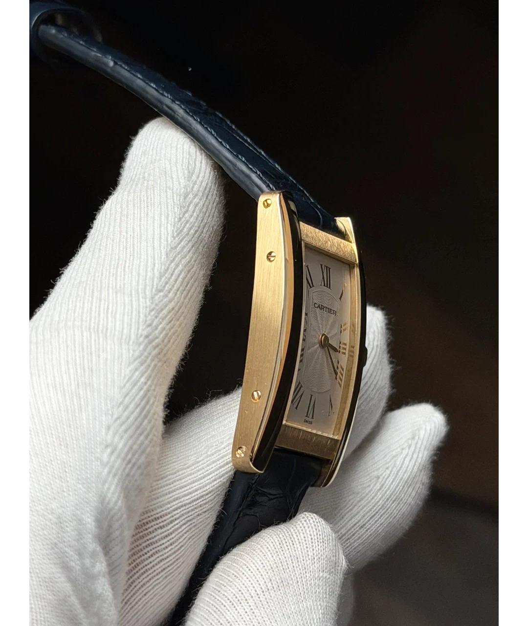 CARTIER Золотые часы из желтого золота, фото 4