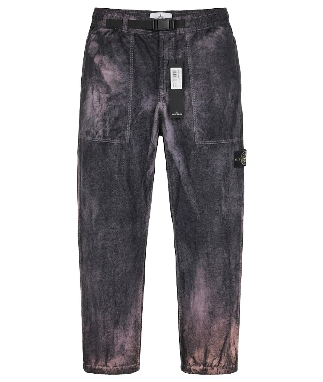 STONE ISLAND Черные нейлоновые повседневные брюки, фото 1