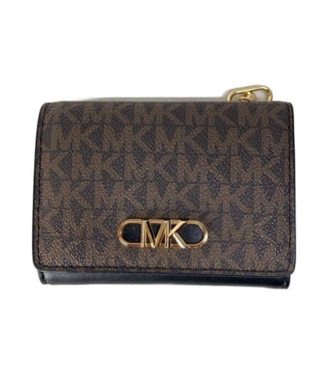 MICHAEL KORS Коричневый кожаный кошелек, фото 9