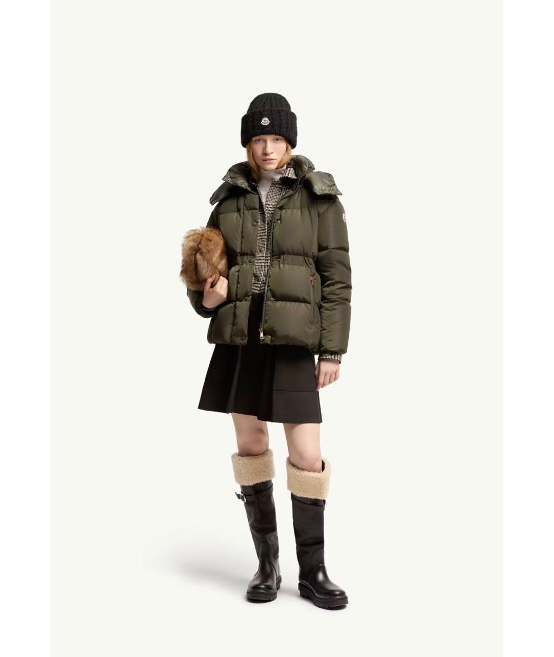 MONCLER Хаки куртка, фото 2