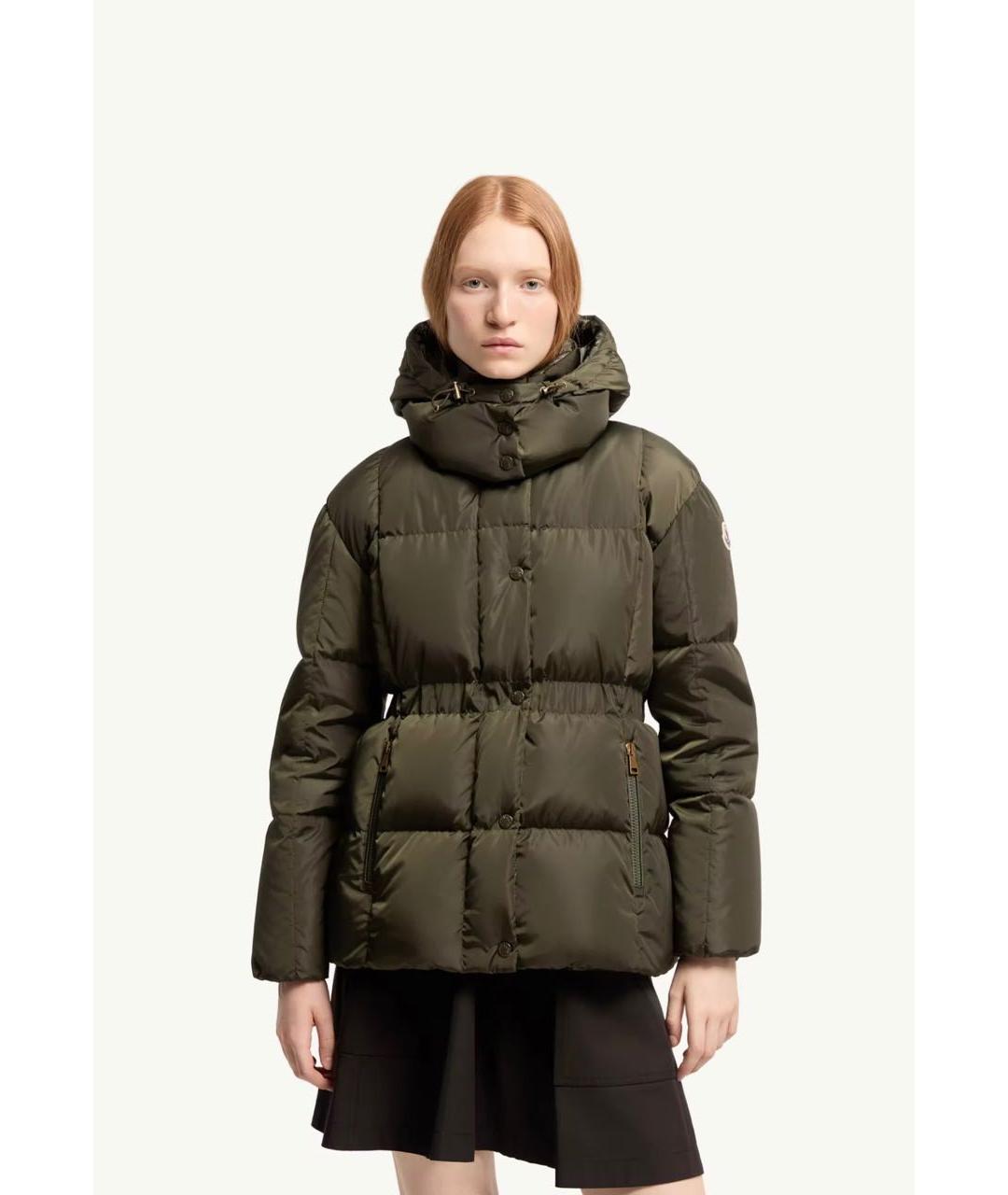 MONCLER Хаки куртка, фото 4