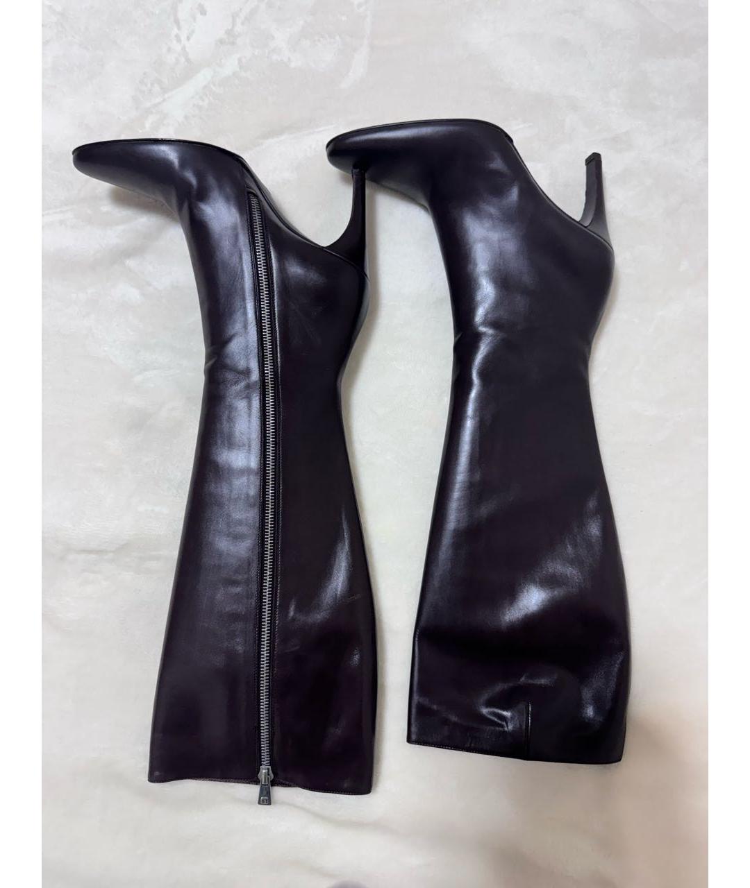 BALLY Коричневые кожаные сапоги, фото 6