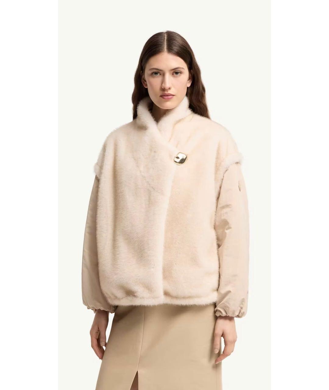 MONCLER Бежевая куртка, фото 2