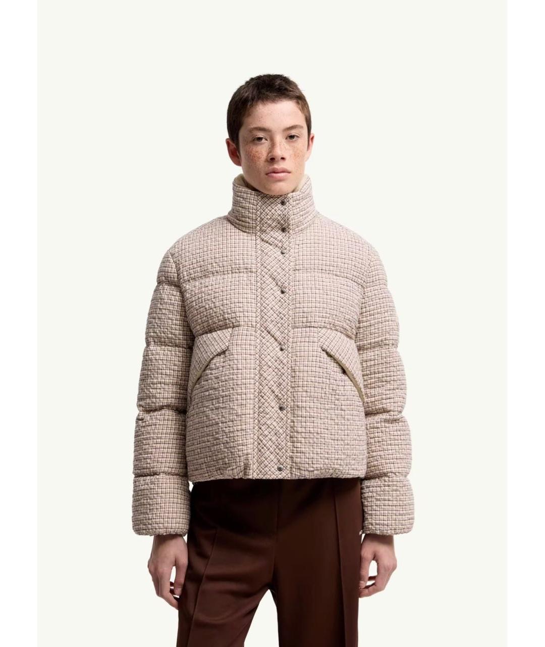 MONCLER Бежевая куртка, фото 4