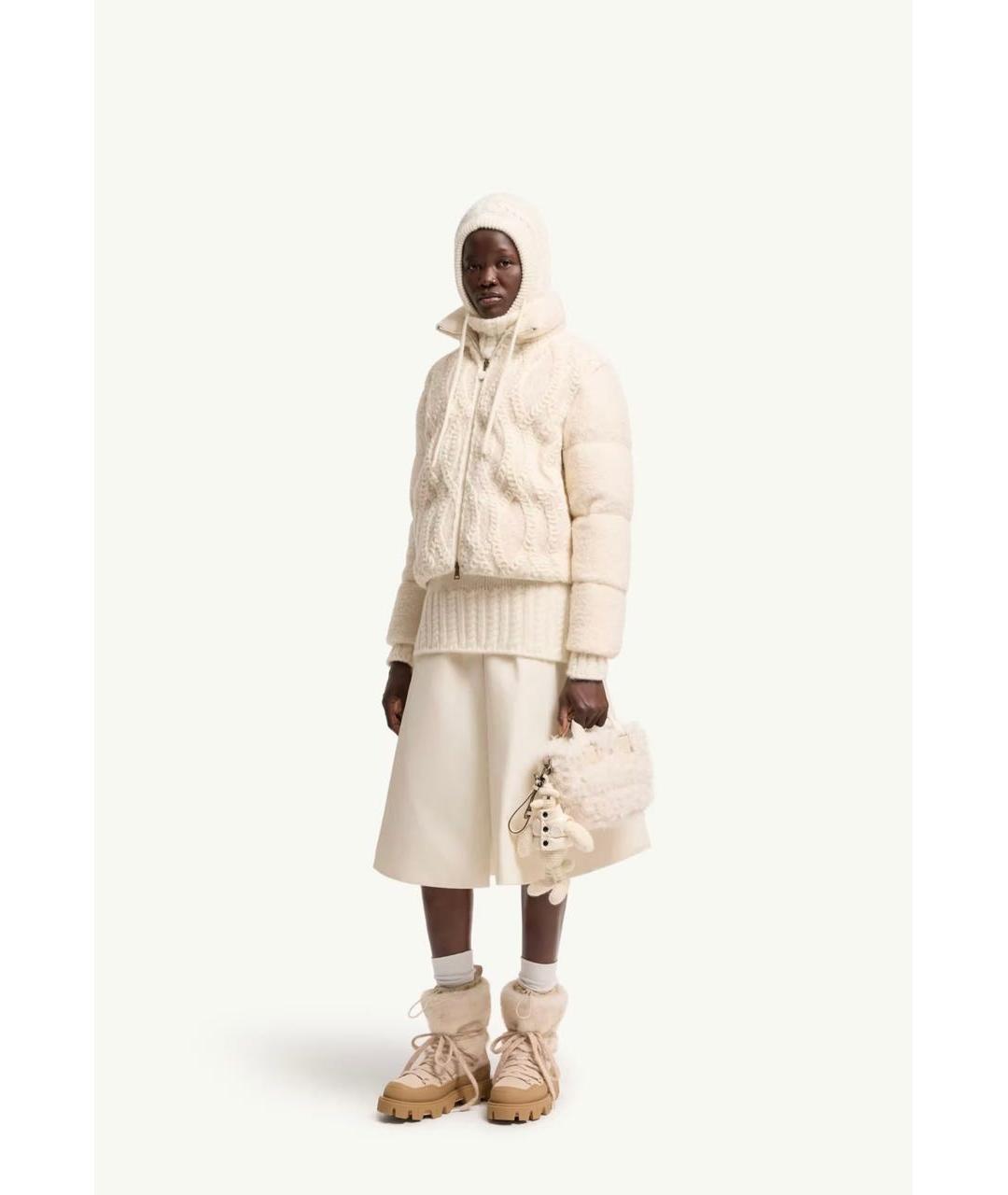 MONCLER Белая куртка, фото 3