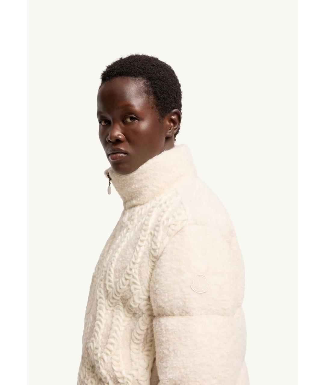 MONCLER Белая куртка, фото 2