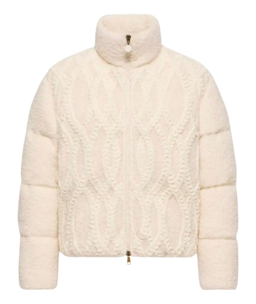 MONCLER Белая куртка, фото 1