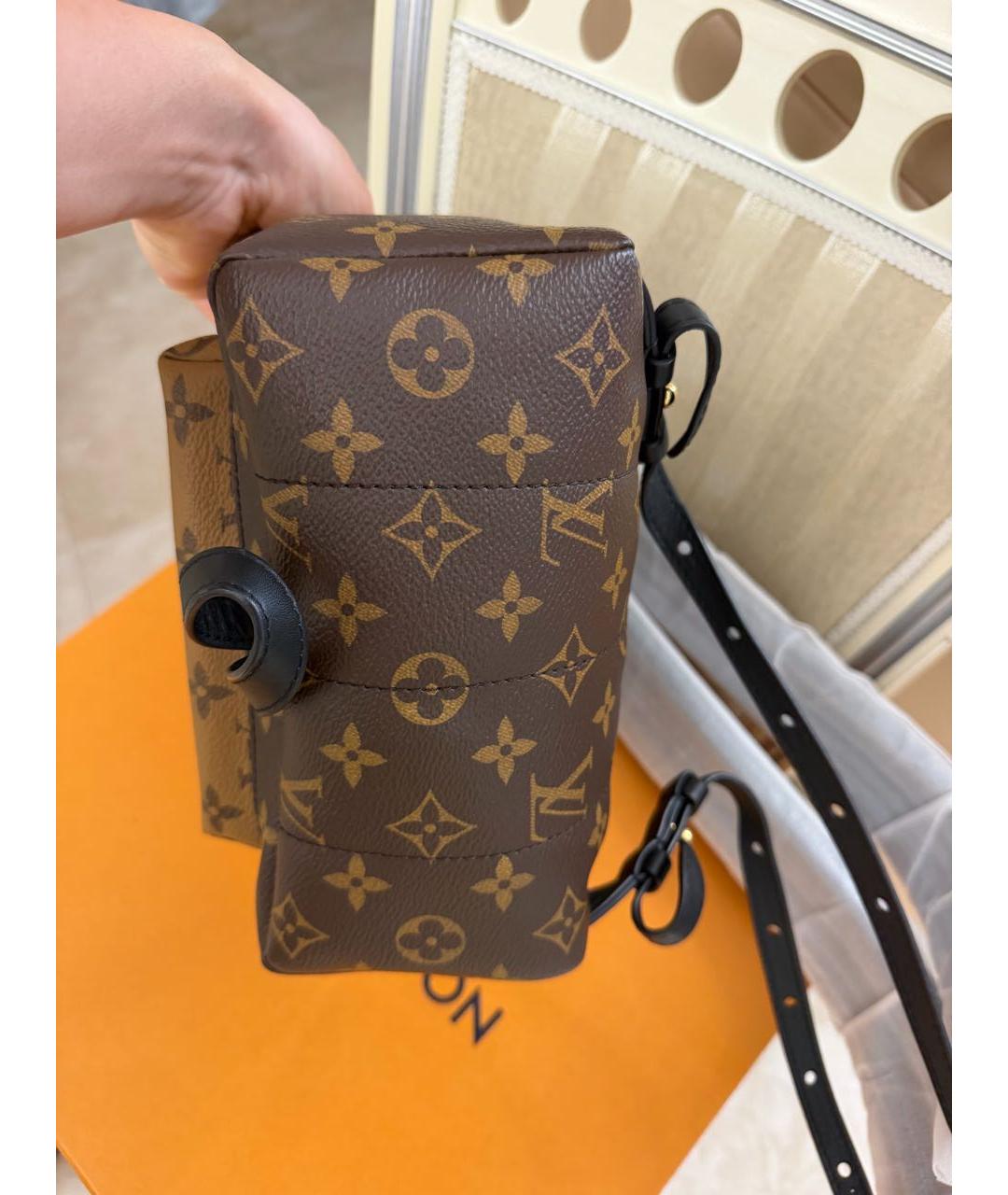 LOUIS VUITTON Коричневый рюкзак из канвы, фото 6