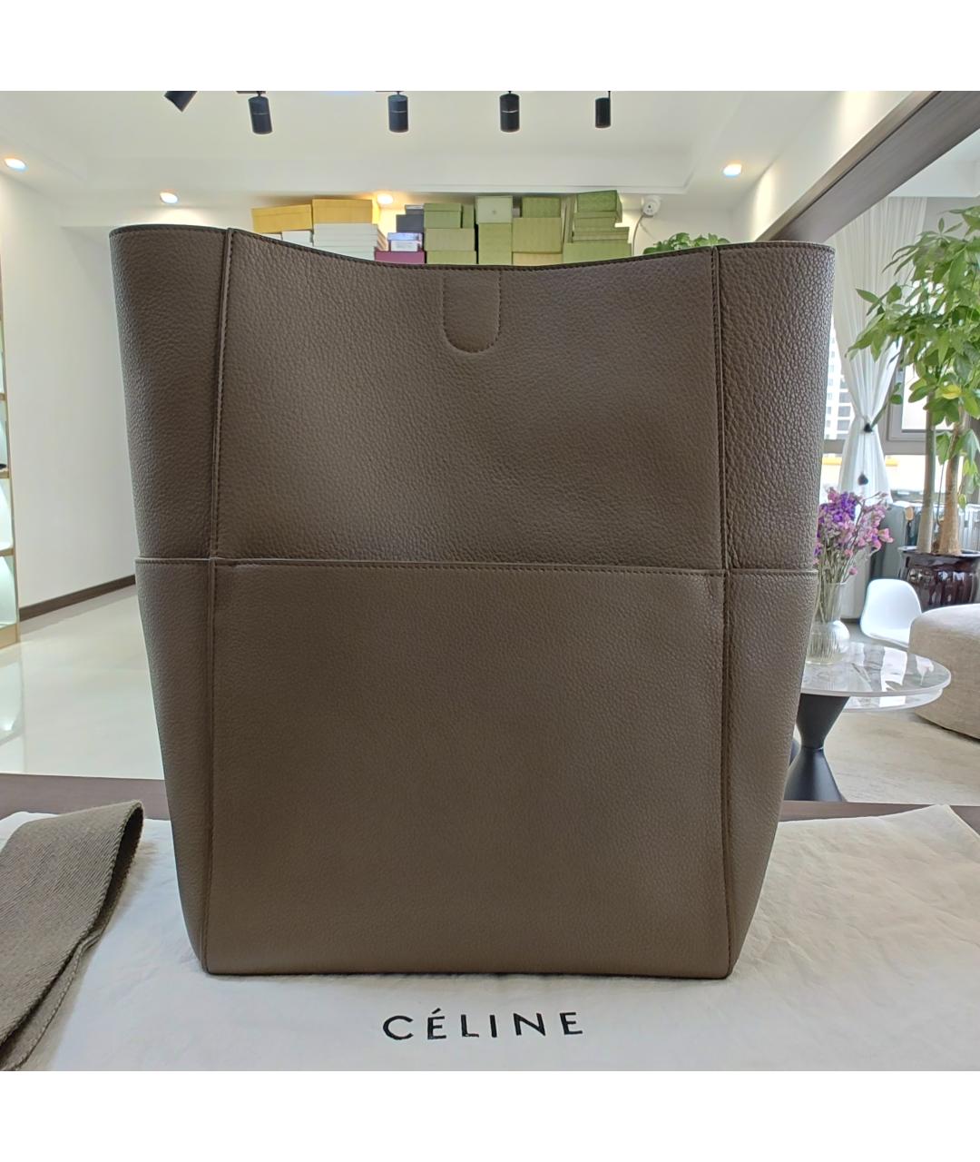 CELINE Кожаная сумка через плечо, фото 3