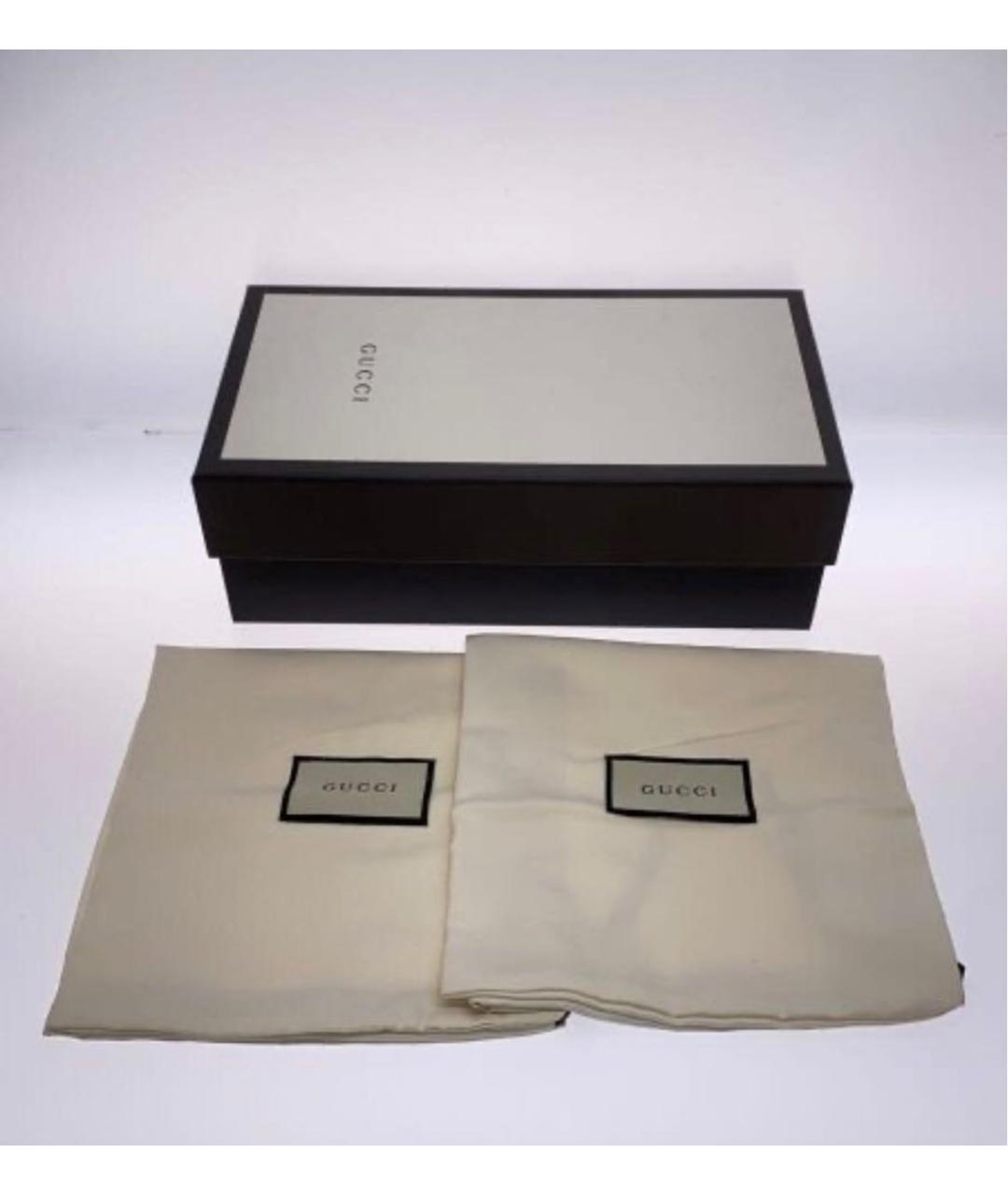 GUCCI Розовые кожаные мюли, фото 6