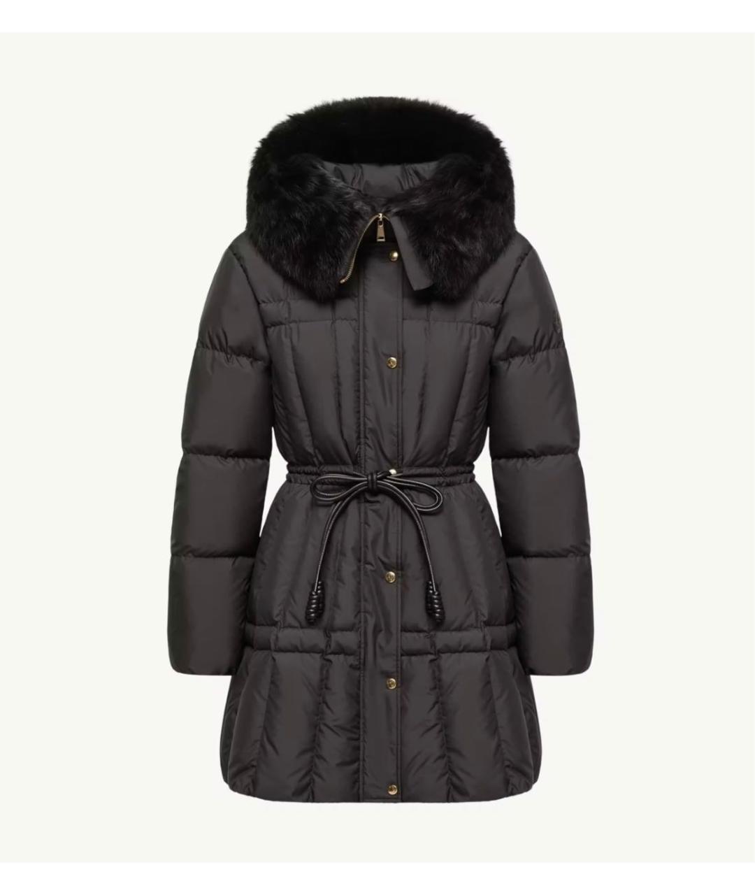 MONCLER Черный пуховик, фото 6