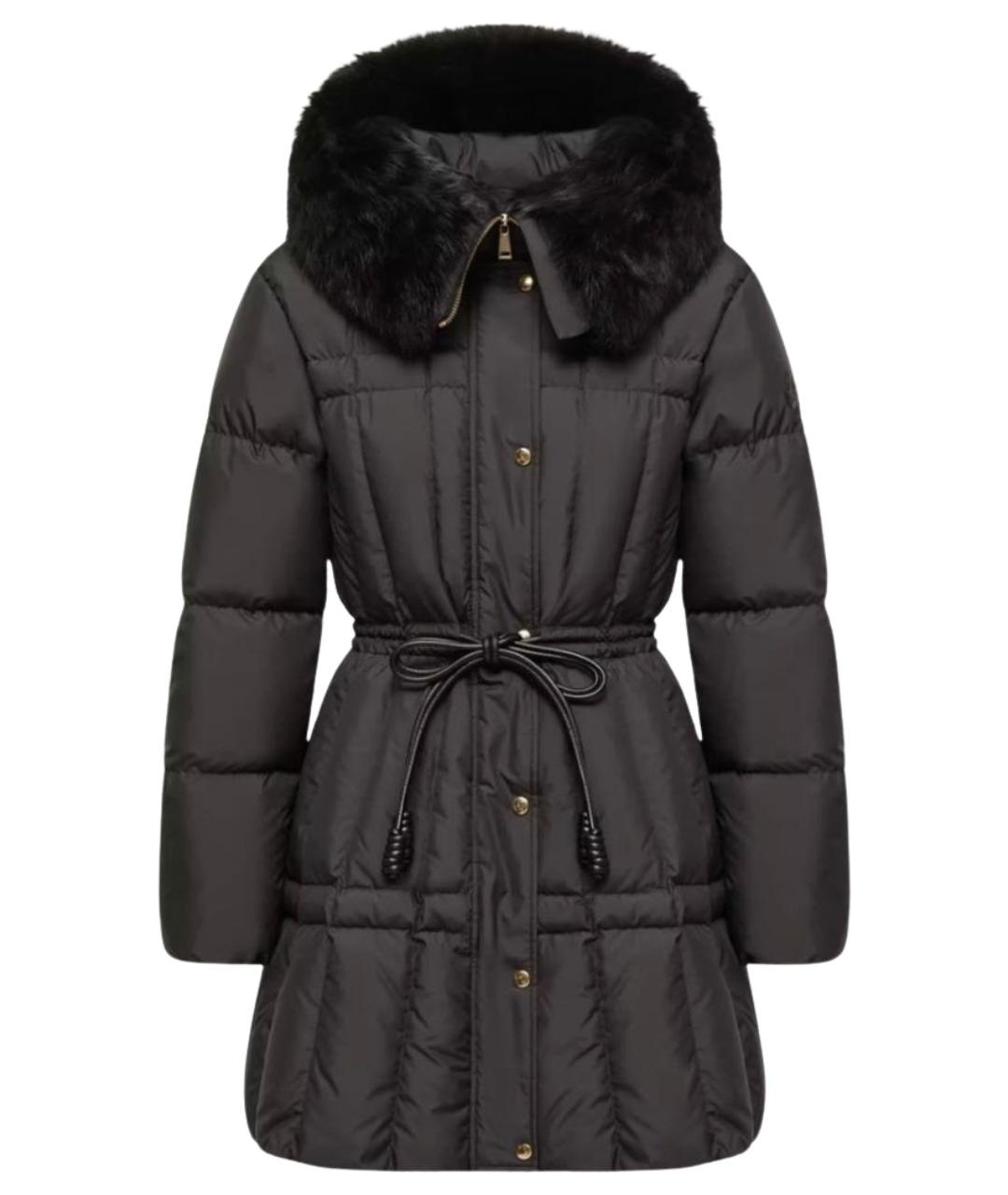 MONCLER Черный пуховик, фото 1