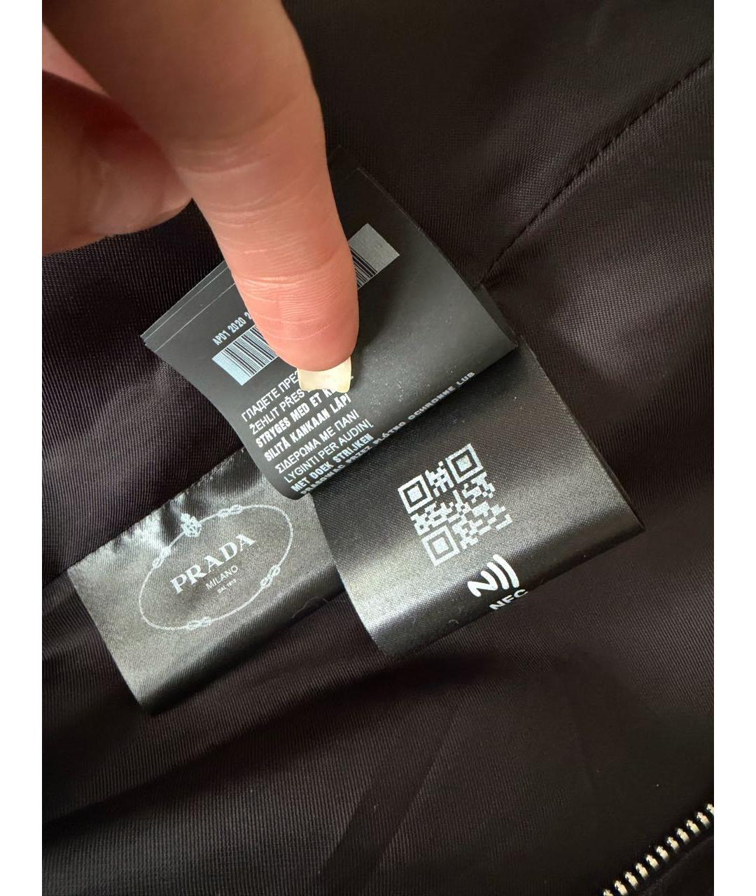 PRADA Черная куртка, фото 5