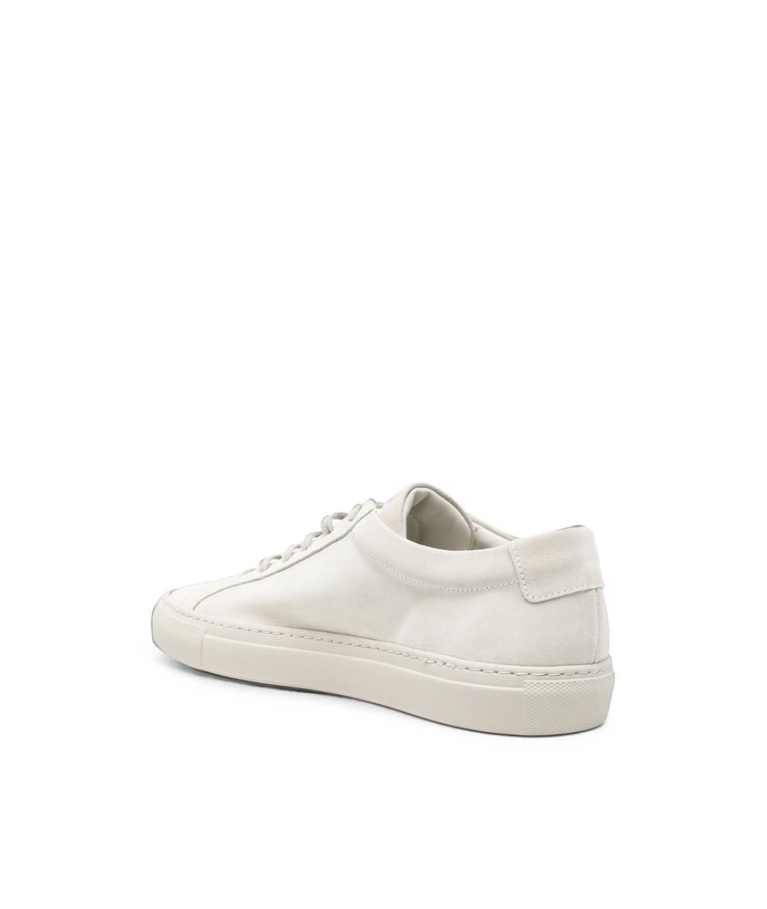 COMMON PROJECTS Серые замшевые низкие кроссовки / кеды, фото 3