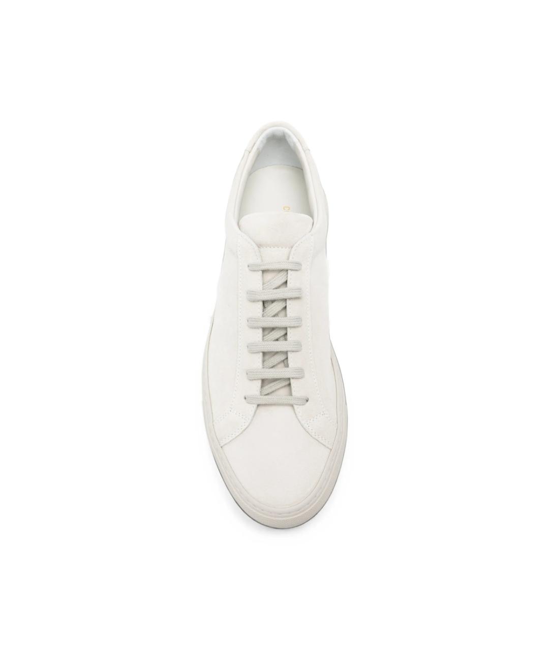 COMMON PROJECTS Серые замшевые низкие кроссовки / кеды, фото 4