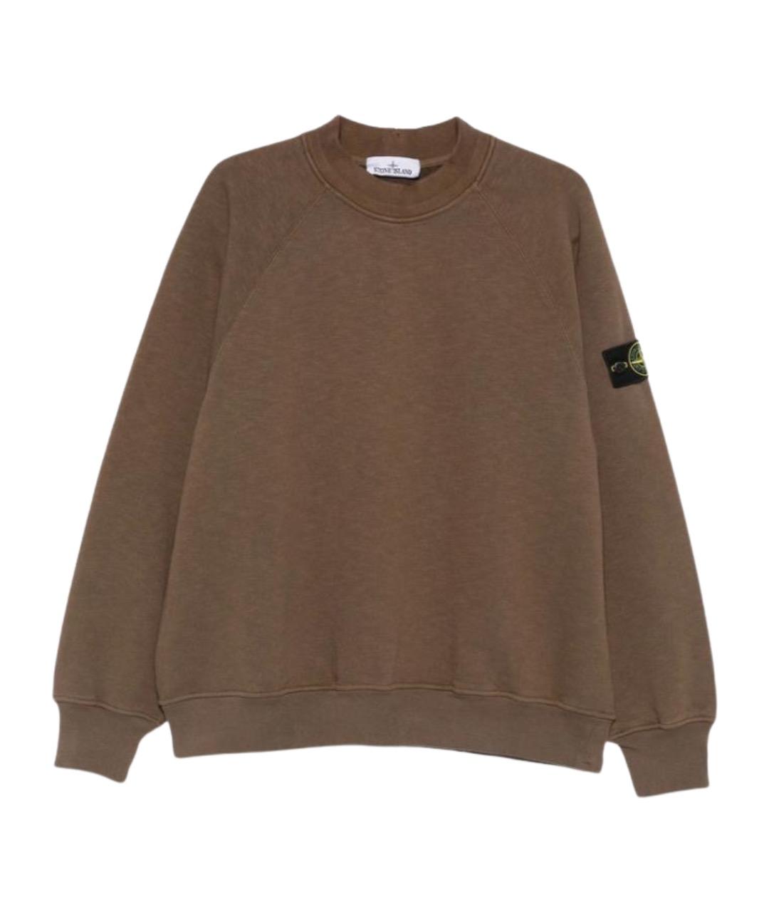 STONE ISLAND Коричневый джемпер / свитер, фото 1