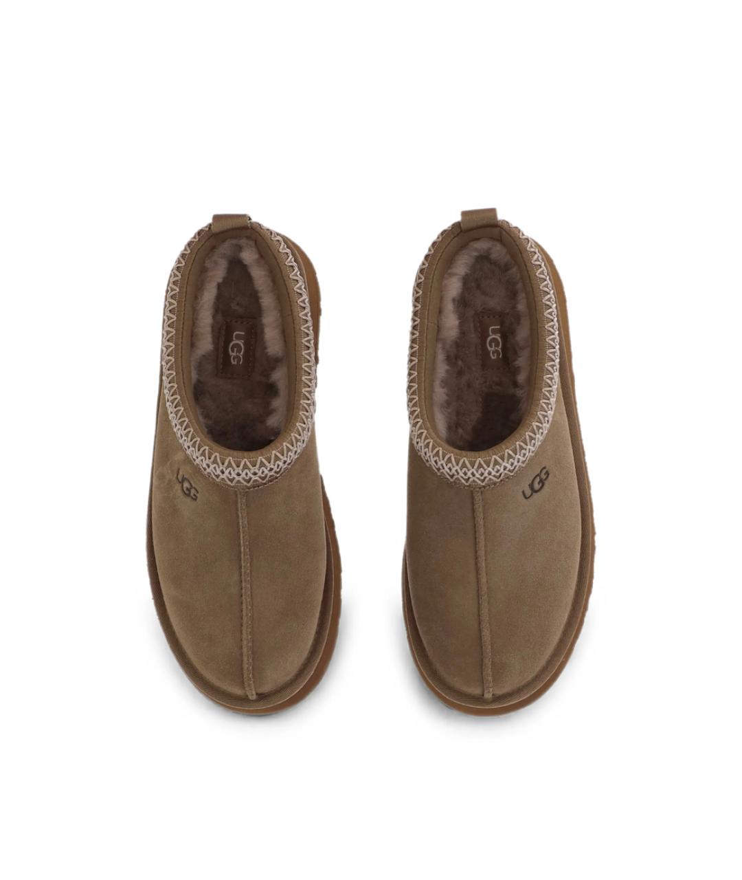 UGG Коричневые замшевые сабо, фото 2
