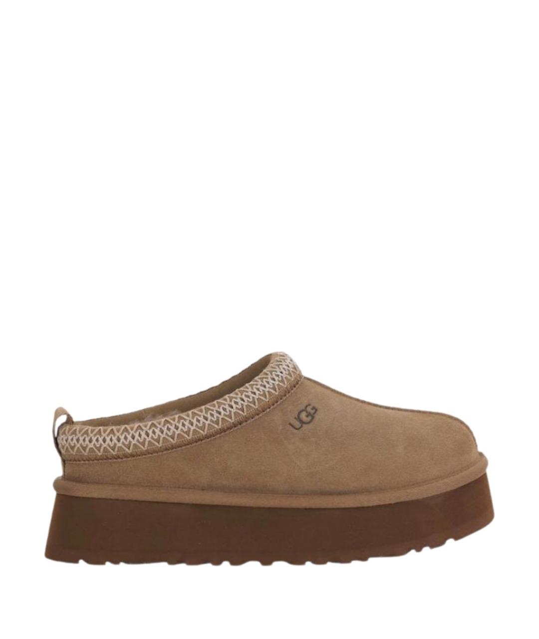 UGG Коричневые замшевые сабо, фото 1