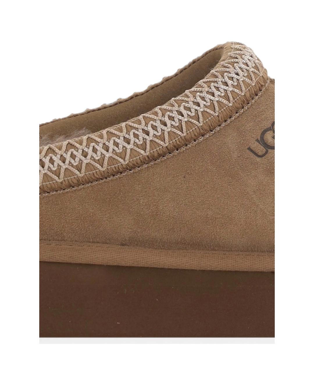 UGG Коричневые замшевые сабо, фото 3