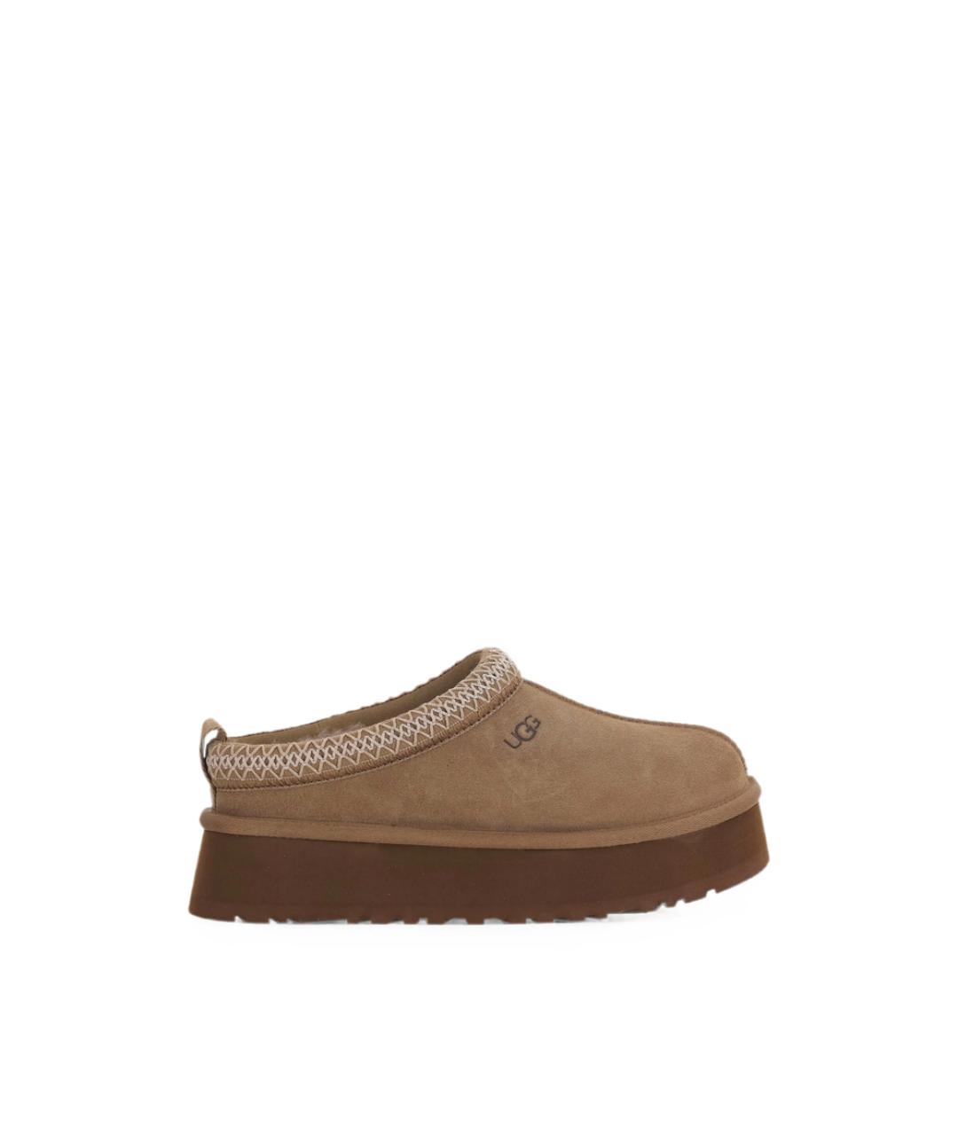 UGG Коричневые замшевые сабо, фото 6