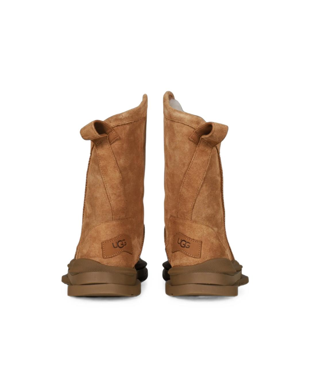 UGG Коричневые замшевые высокие ботинки, фото 3
