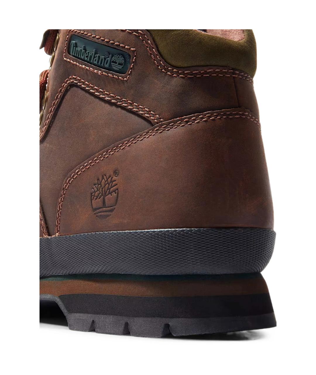 TIMBERLAND Коричневые кожаные низкие кроссовки / кеды, фото 5