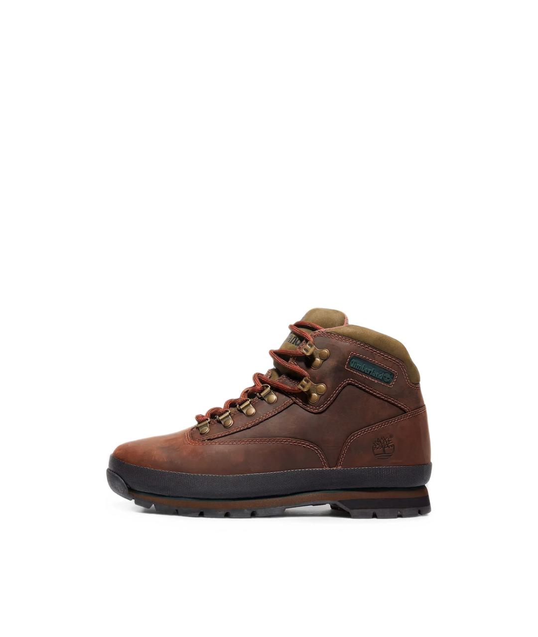 TIMBERLAND Коричневые кожаные низкие кроссовки / кеды, фото 7