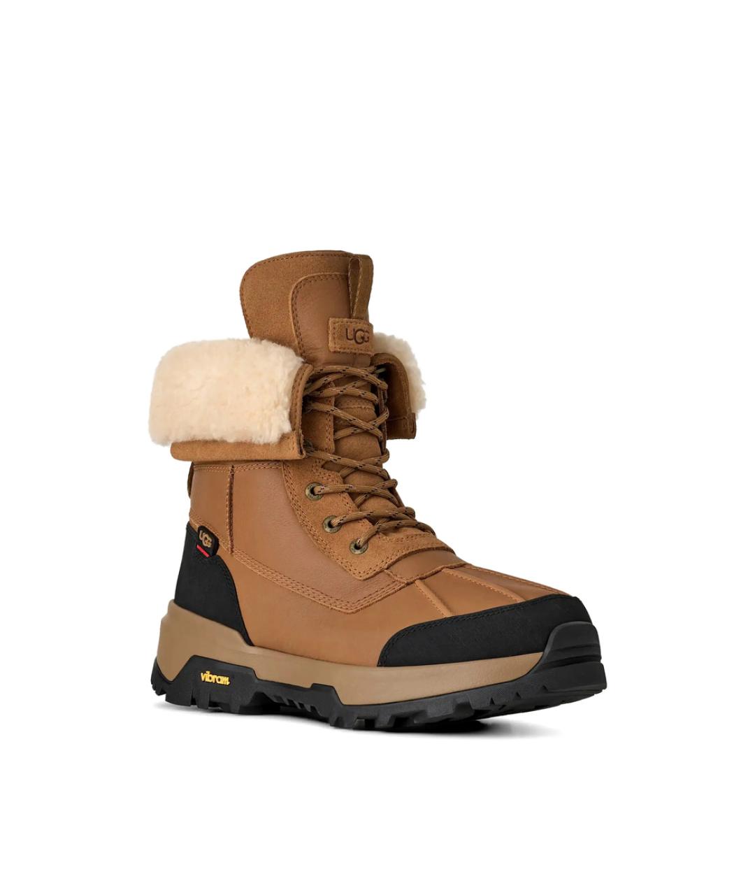 UGG Коричневые кожаные высокие ботинки, фото 2