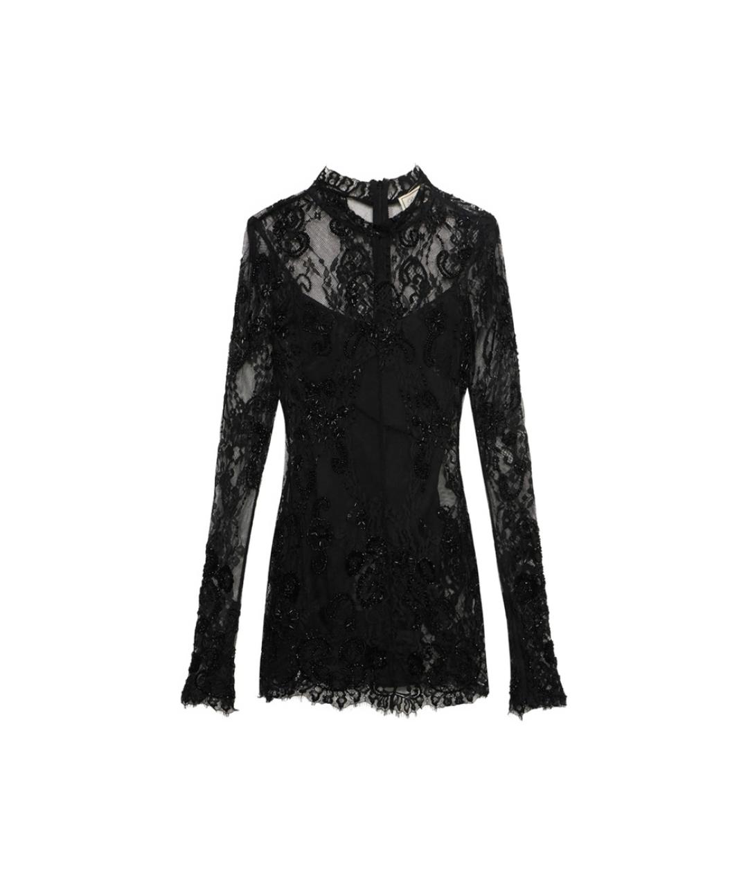 BLUMARINE Черное полиамидовое коктейльное платье, фото 1