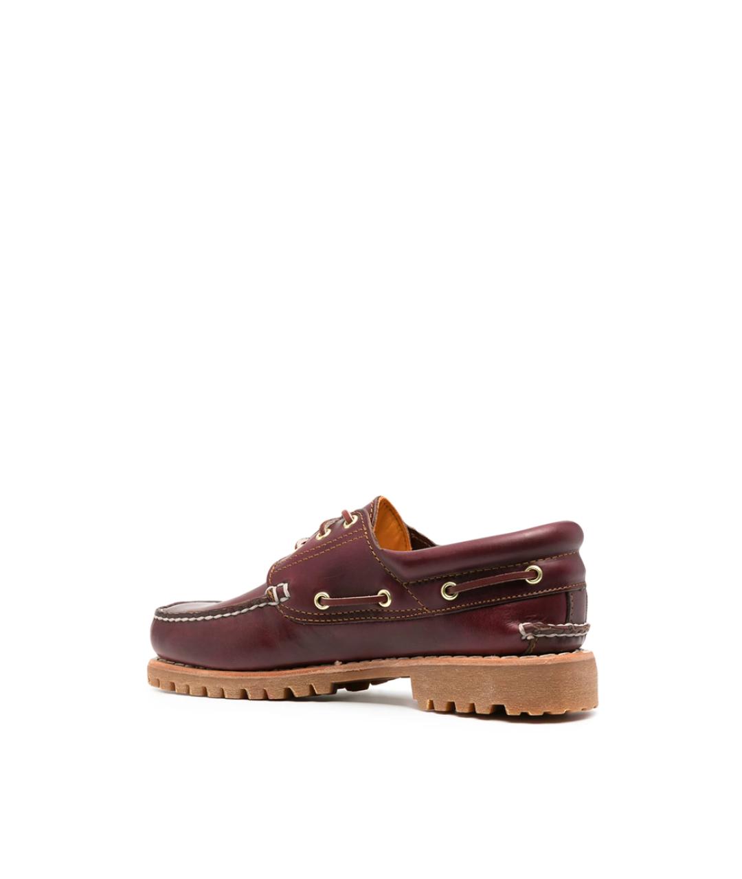 TIMBERLAND Бордовые кожаные лоферы, фото 3
