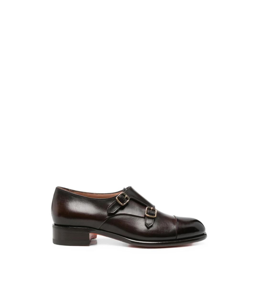 SANTONI Коричневые туфли, фото 5