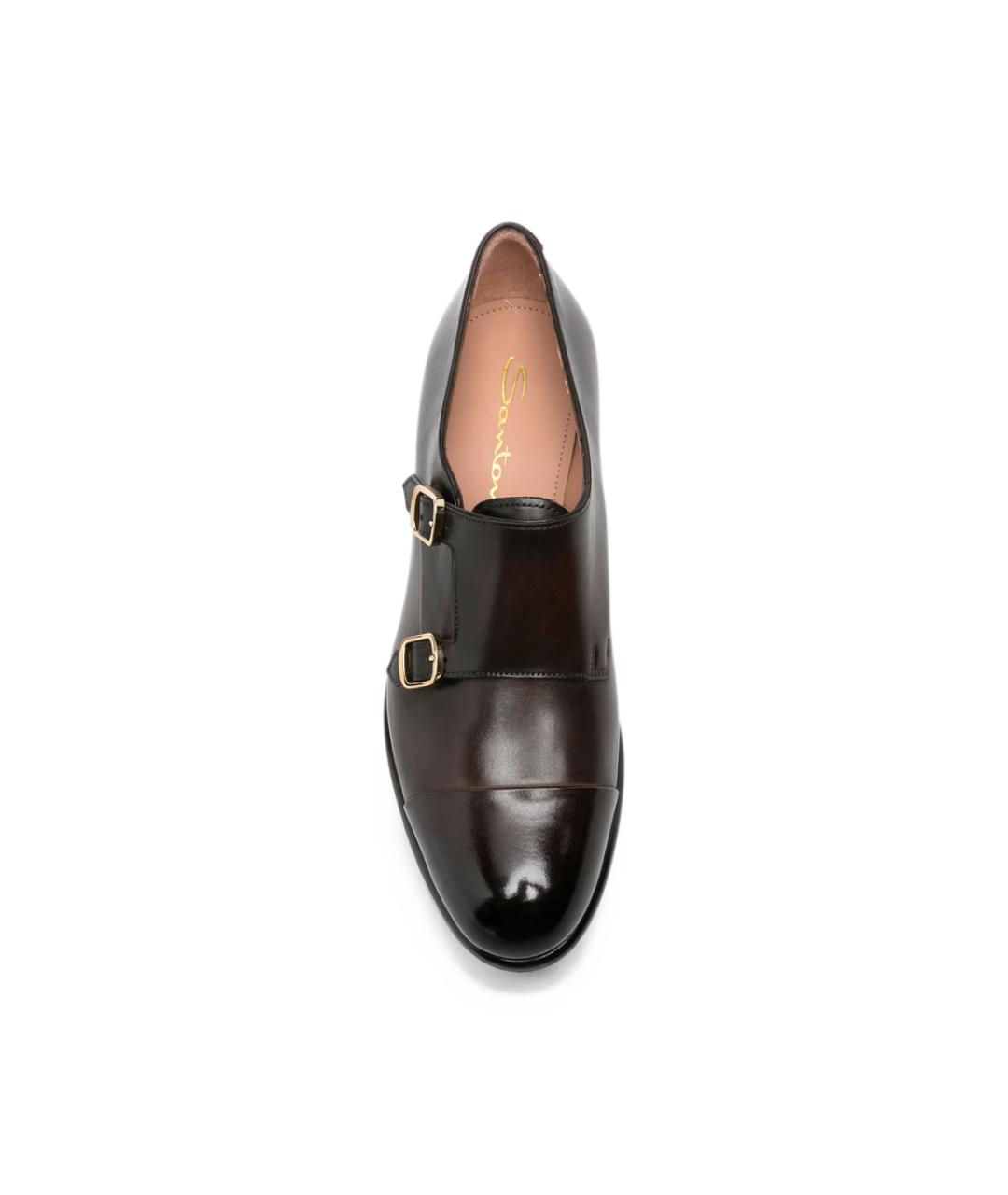 SANTONI Коричневые туфли, фото 3