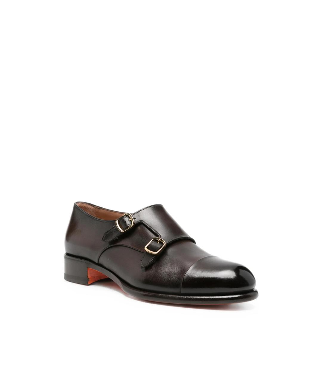 SANTONI Коричневые туфли, фото 2