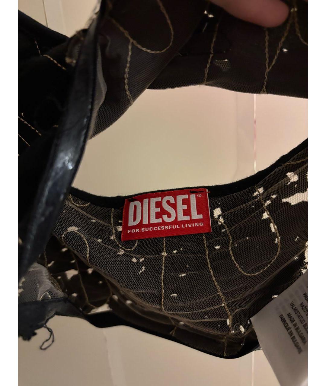 DIESEL Черная майка, фото 3