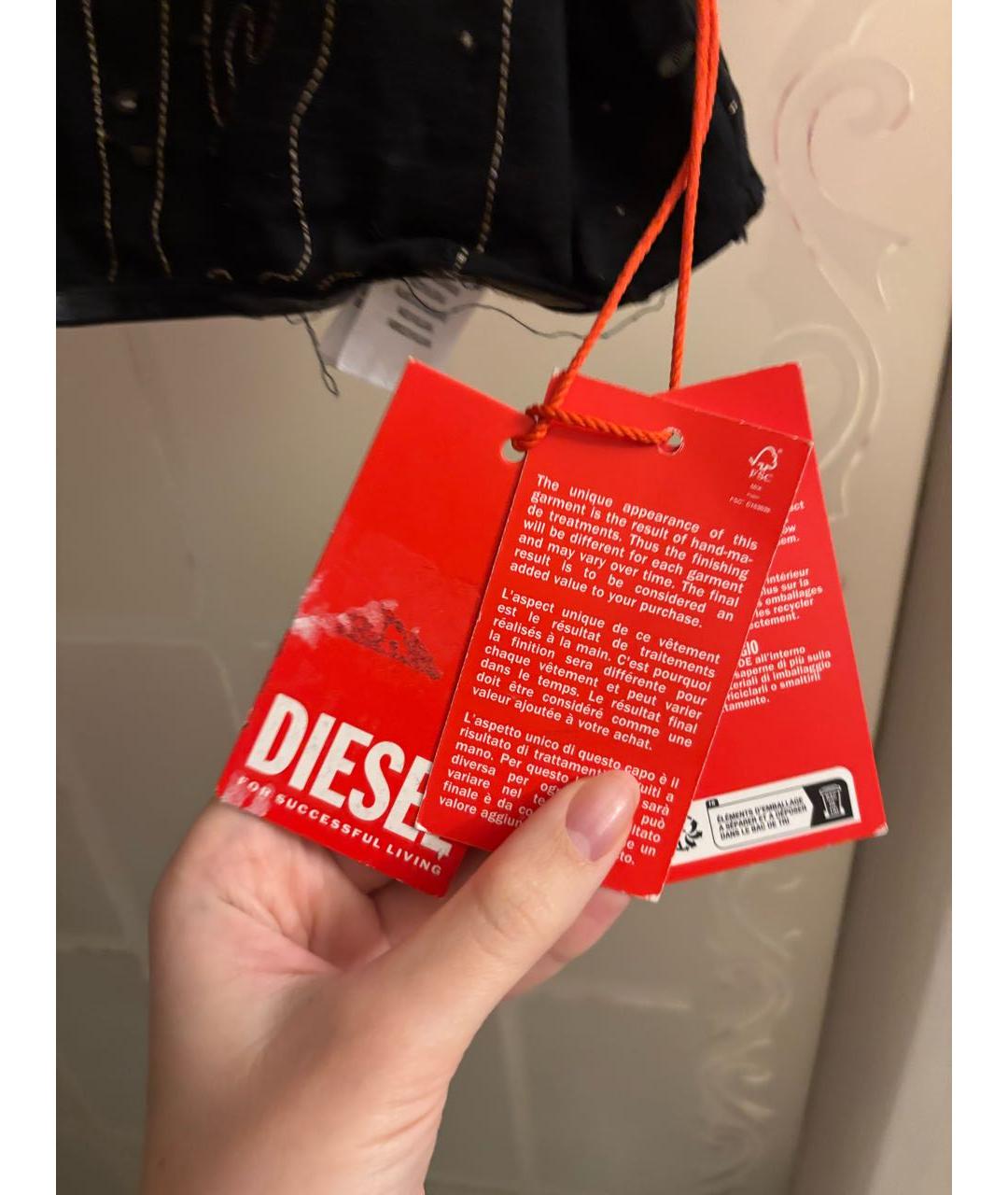 DIESEL Черная майка, фото 6