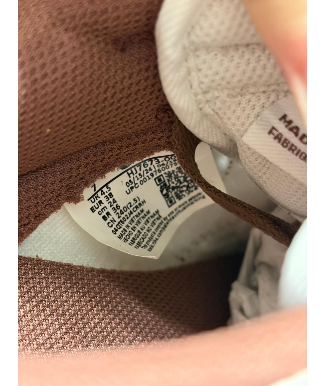 NIKE Коричневые замшевые кроссовки, фото 5