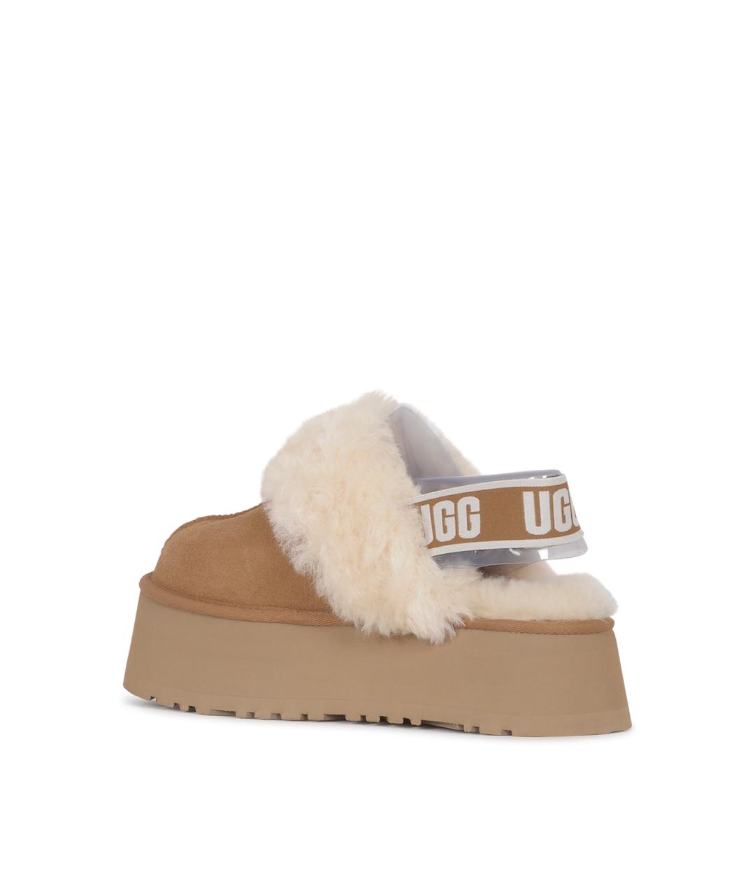 UGG Коричневые замшевые сабо, фото 3