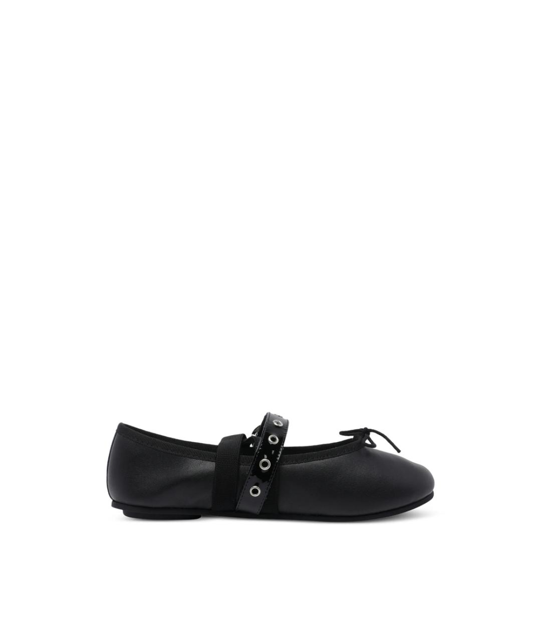 REPETTO Черные кожаные балетки, фото 5