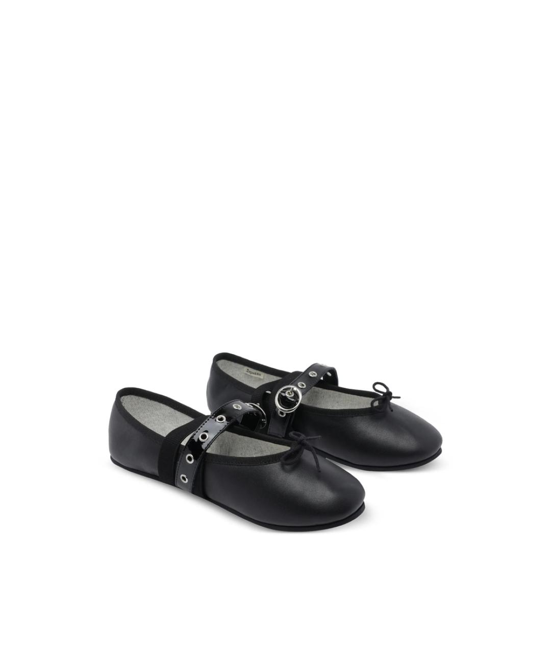 REPETTO Черные кожаные балетки, фото 2
